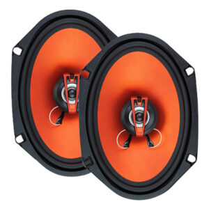COPPIA CASSE COASSIALI OVALI 125 WATT DA PREDISPOSIZIONE AUTO CADENCE Q682