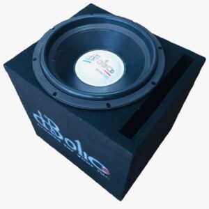 SUBWOOFER 38 CM DIABOLICO RK3865 WHITE FIRE IN CASSA REFLEX CON LA PORTA PASSIVO PER AUTO 1500 WATT RMS DOPPIA BOBINA