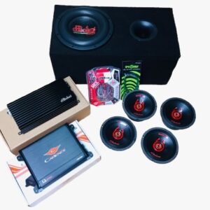 IMPIANTO STEREO COMPLETO STAGE 2 (MEDIUM) IN PREDISPOSIZIONE ORIGINALE AD ALTA EFFICIENZA COMPRENDE AMPLIFICATORI, ALTOPARLANTI, SUBWOOFER E KIT CAVI