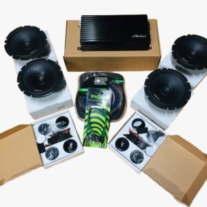 IMPIANTO STEREO COMPLETO STAGE 1 (SOFT) IN PREDISPOSIZIONE ORIGINALE, COMPRENDE AMPLIFICATORE, ALTOPARLANTI E KIT CAVI PER L’ISTALLAZIONE