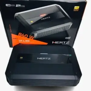 AMPLIFICATORE HERTZ 4 CANALI CLASSE AB 840 WATT DP 4.300 SERIE 10 PER ALTOPARLANTI IN AUTO