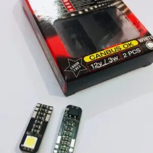 COPPIA LAMPADINE POSIZIONE A 1 LED LATERALE CANBUS CON ATTACCO T10 LUCE BIANCO GHIACCIO RACE SPORT