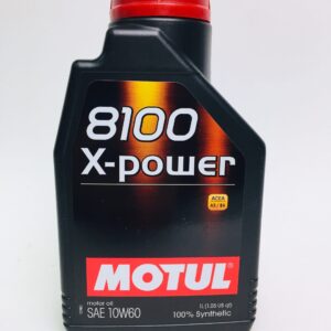 OLIO MOTORE MOTUL 8100 X-POWER 10W60 SINTETICO PER MOTORI ALTE PRESTAZIONI RACING AUTO