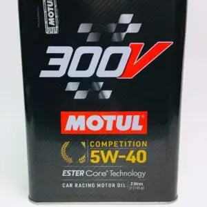 2 LITRI OLIO MOTUL 300V 5W40 100% SINTETICO ETERE MOTORE ALTE PRESTAZIONI RACING AUTO 2L