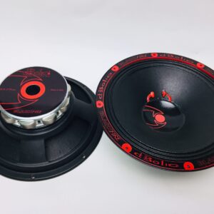 COPPIA CASSE DIABOLICO RK210 NEO BLACK FIRE GOLD SERIES ALTOPARLANTE WOOFER 200 mm 400 RMS ALTA EFFICIENZA NEODIMIO