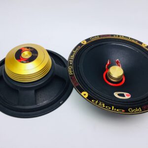 COPPIA CASSE DIABOLICO RK 202 NO GOLD FIRE ALTOPARLANTE WOOFER 200 mm 380 RMS ALTA EFFICIENZA NEODIMIO