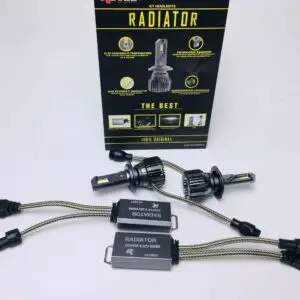 KIT LED H7 RIATEC RADIATOR AUTO O MOTO LAMPADINE ALTA QUALITA’ CON RAFFREDDAMENTO A LIQUIDO