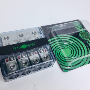 PORTAFUSIBILE AUTO IMPIANTO STEREO 3 INGRESSI 50mm 4 USCITE 50mm IPNOSIS camper