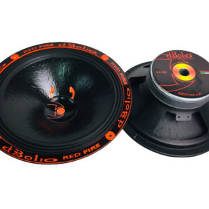 COPPIA CASSE DIABOLICO RK250 RED FIRE 2.22 ALTOPARLANTE WOOFER 250 mm 350 RMS ALTA EFFICIENZA