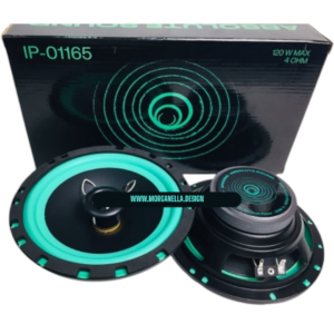 COPPIA CASSE COASSIALI DA 165 mm 60 WATT RMS 120 W MAX DA PREDISPOSIZIONE AUTO IPNOSIS