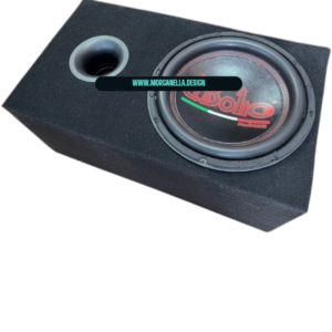 SUBWOOFER 30 CM DIABOLICO RED FIRE RK3065 2.23 IN CASSA PASSIVO PER AUTO 2000 WATT DOPPIA BOBINA CON CASSA REFLEX
