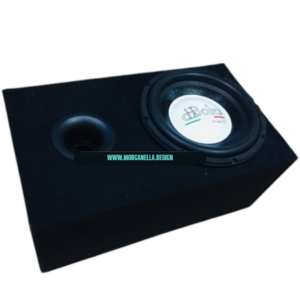 SUBWOOFER 30 CM DIABOLICO WHITE FIRE RK3065 2.22 IN CASSA PASSIVO PER AUTO 1200 WATT DOPPIA BOBINA CON CASSA REFLEX