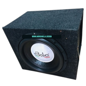 SUBWOOFER 30 CM DIABOLICO WHITE FIRE RK3050 2.23 IN CASSA PASSIVO PER AUTO 600 WATT