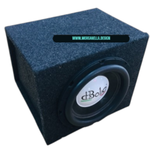 SUBWOOFER 25 CM DIABOLICO WHITE FIRE RK2550 2.23 IN CASSA PASSIVO PER AUTO 600 WATT