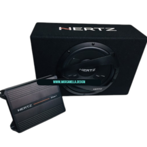 SUBWOOFER 25 CM HERTZ IN CASSA CON AMPLIFICATORE HERTZ D POWER 1 600 WATT OFFERTA