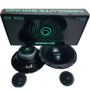 ALTOPARLANTI CASSE TWEETER PER AUTO KIT 2 VIE WOOFER 16 cm MEDIOBASSO E TWEETER IPNOSIS 120W