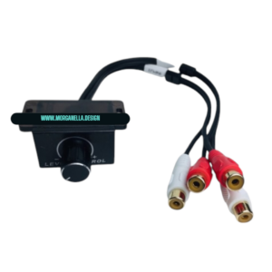 POTENZIOMETRO RCA PER SUBWOOFER O IMPIANTO STEREO REGOLATORE POTENZA VOLUME IPNOSIS