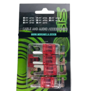 FUSIBILI AFC A LAMELLA IPNOSIS 50 AH AMPERE PER IMPIANTI STEREO IN AUTO 5 PEZZI