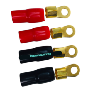 OCCHIELLI CAPICORDA ELETTRICO CAVO DA 30 A 35 mmq 4 PZ CAVI ALIMENTAZIONE AUTO