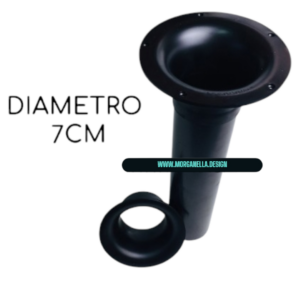 AIRPORT TUBO CONDOTTO REFLEX PER CASSE ACUSTICHE 70 mm 7 CM PER SUBWOOFER IN CASSA AUTOCOSTRUITA
