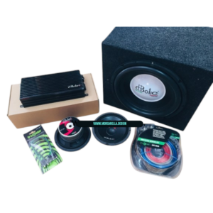 IMPIANTO STEREO COMPLETO STAGE 3 (SOFT) IN PREDISPOSIZIONE ORIGINALE, COMPRENDE AMPLIFICATORE, ALTOPARLANTI, SUBWOOFER IN CASSA E KIT CAVI PER L’ISTALLAZIONE