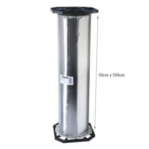 ANTIROMBO ANTI VIBRAZIONI INSONORIZZANTE IMPACT SPORTELLI AUTO IMPIANTI STEREO BUTILE ALLUMINIO ROTOLO 5 METRI X 50 CM
