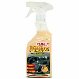TRATTAMENTO PLASTICHE INTERNI 3 IN 1 RAVVIVA CRUSCOTTO AUTO MAFRA PROFESSIONALE